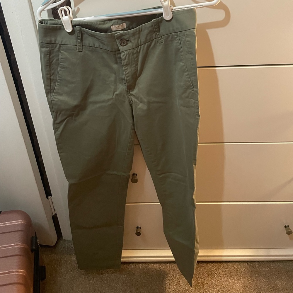 J Crew olive green work pants